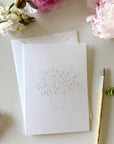 Bouquets Paintable Notecards