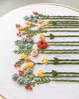 Beginner Embroidery Kit - Wildflowers Indian Summer