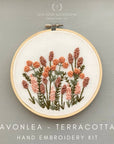 Embroidery Kit - Avonlea in Terracotta