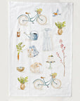 Springtime tea towel
