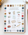 Emily Lex Baking watercolor workbook