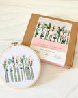 Beginner Embroidery Kit - Pastel Wildflowers