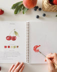 Emily Lex Fruit watercolor workbook