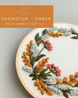 Hand Embroidery Kit - Kensington in Amber