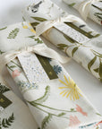 June & December Organic Table Runner Fronds and Ferns
