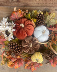 Med. Cinnamon Velvet Fall Pumpkin