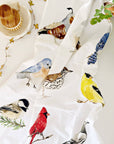Birds tea towel