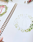 Emily Lex Christmas watercolor workbook