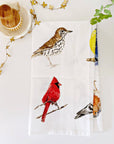 Birds tea towel