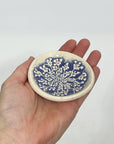 Pottery Dish Bowl - Queen Anne Snowflake