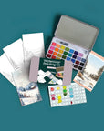 Midwinter Forest watercolor painting kit