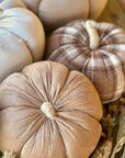 Lg Tan Corduroy Pumpkin