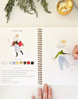 Emily Lex Nutcracker watercolor workbook
