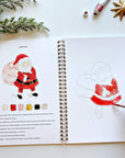 Emily Lex Christmas watercolor workbook