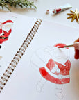 Emily Lex Christmas watercolor workbook