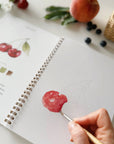 Emily Lex Fruit watercolor workbook