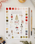 Emily Lex Nutcracker watercolor workbook
