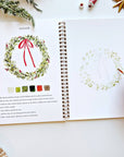 Emily Lex Christmas watercolor workbook