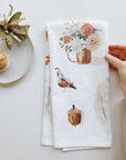 Autumn tea towel