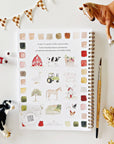 Emily Lex Farm watercolor workbook