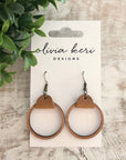 Wood Hoops - Camel