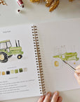 Emily Lex Farm watercolor workbook