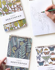Forest Fern Spiral Bound Sketchpad