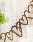 5 ft Grapevine Heart Garland