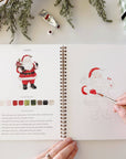 Classic christmas watercolor workbook