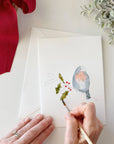 Festive friends paintable notecard