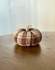 Large Montana Plaid Pumpkin