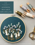 Hand Embroidery Kit - Avonlea in Sea Salt