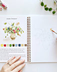 Emily Lex Bouquets watercolor workbook