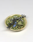 Pottery Dish Bowl - Queen Anne's Lace