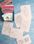 Paintable Watercolor Card Deck - Tropical Island