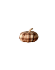 Medium River Plaid Pumpkin