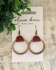 Wood Hoops - Rust