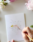Bouquets Paintable Notecards