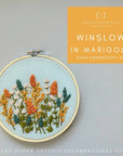 Hand Embroidery Kit - Winslow in Marigold
