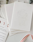 Classic christmas paintable notecard