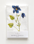 Garden flowers cotton flour sack tea towel