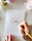 Bouquets Paintable Notecards