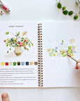 Emily Lex Bouquets watercolor workbook