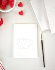 Love sweet love paintable notecard