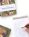 Forest Fern Spiral Bound Sketchpad