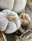 Sm. Tan Corduroy Pumpkin