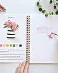 Emily Lex Bouquets watercolor workbook
