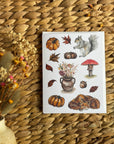 Handpainted Notecard-autumn