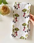 Blackberry tea towel