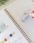 Emily Lex Camping watercolor workbook